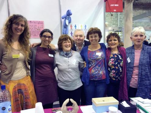 Reiki in the convention of Mind body spirit and yoga in Dublin RDS