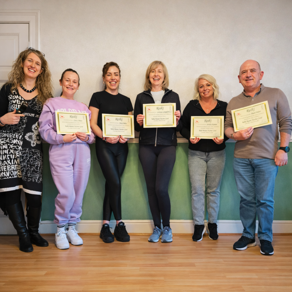 This picture shows the last Reiki Master Teachers in Dublin